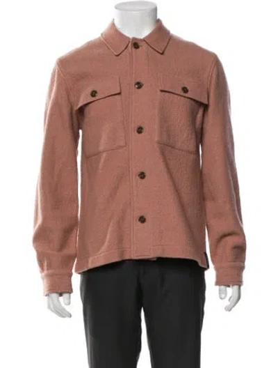 Pre-owned Todd Snyder Virgin Wool Trucker Jacket In Brown