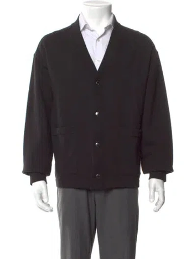 Pre-owned Todd Snyder V-neck Long Sleeve Cardigan In Blue