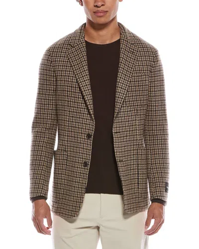 TODD SNYDER TODD SNYDER WOOL-BLEND HOUNDSTOOTH SPORT JACKET