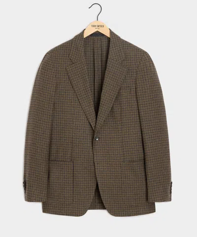 Todd Snyder Wool Houndstooth Sport Coat In Multi In Brown