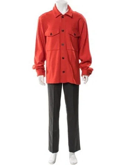 Pre-owned Todd Snyder Wool Trench Coat In Pink