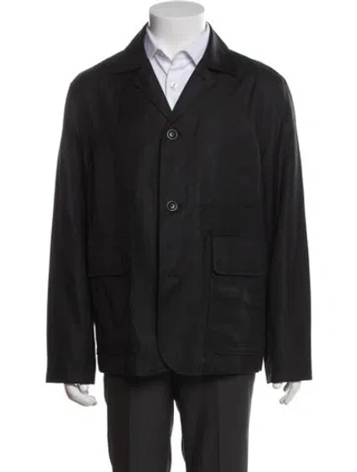 Pre-owned Todd Snyder Wool Utility Jacket In Black