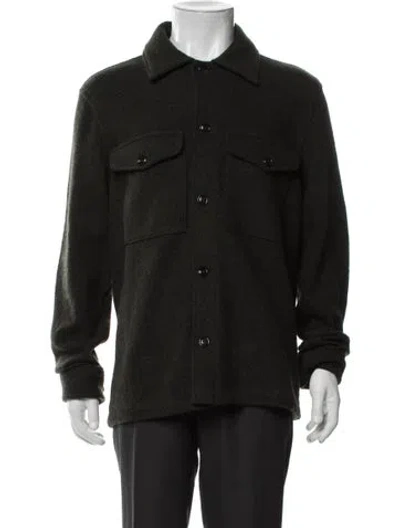 Pre-owned Todd Snyder Wool Utility Jacket In Black