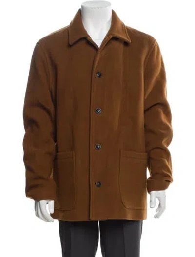 Pre-owned Todd Snyder Wool Utility Jacket In Brown