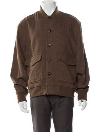 Pre-owned Todd Snyder Wool Utility Jacket In Brown