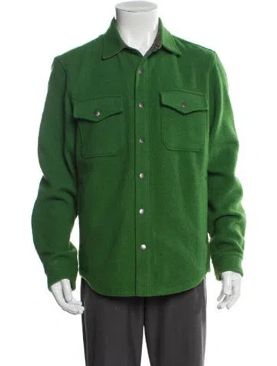 Pre-owned Todd Snyder Wool Utility Jacket In Green