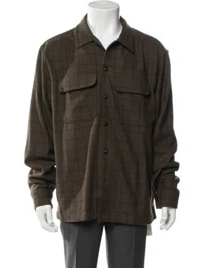 Pre-owned Todd Snyder Wool Utility Jacket In Green