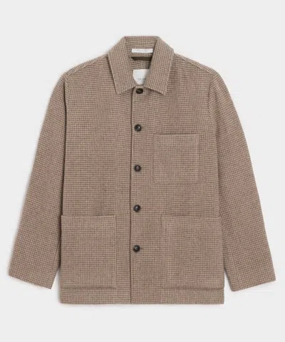 Todd Snyder Wool-cashmere Chore Coat In Taupe