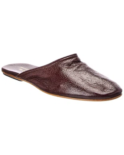 Todd Snyder X Armando Cabral Leather Slipper In Burgundy