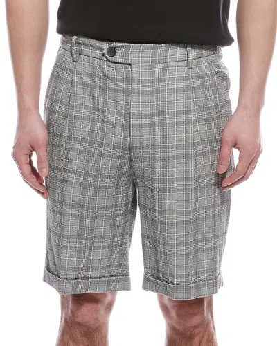 Todd Snyder X Foot Joy Plaid Short In Gray