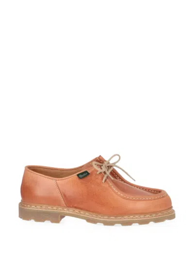 Todd Snyder X Paraboot Michael Leather Boat Shoes In Brown