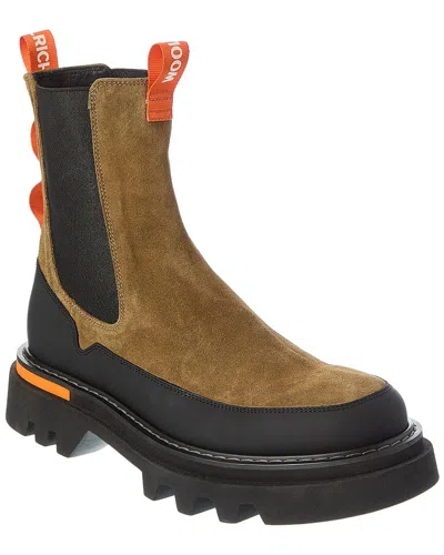 Todd Snyder X Woolrich Suede Boot In Green