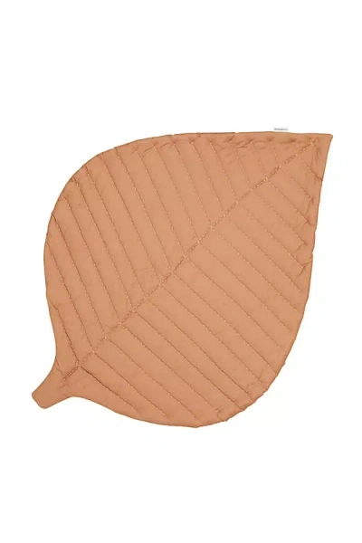 Toddlekind Leaf Organic Cotton Playmatu00a0 In Brown