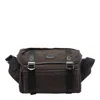 Tod's Leather And Fabric Crossbody Bag