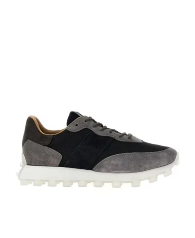 TOD'S TOD'S ROUND-TOE LACE-UP SNEAKERS
