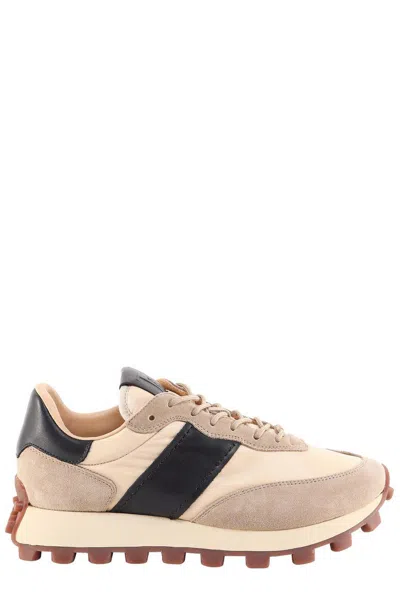 TOD'S 1T PANELLED LACE-UP SNEAKERS
