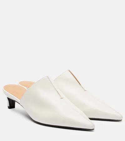 Tod's Pointed-toe Heeled Mules In White