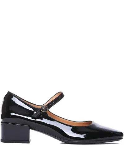 Tod's 50mm Patent-finish Leather Pumps In Black