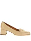 Tod's Thick Heels In Neutrals