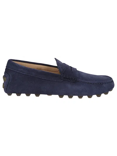 Tod's 52k Gommino Loafers In Blue