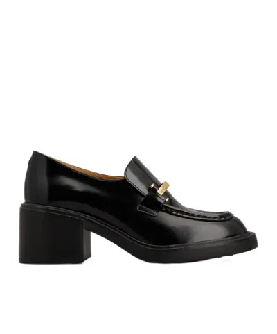 TOD'S TOD'S ROUND-TOE SLIP-ON LOAFERS