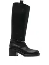 Tod's 60mm Metal-strap Boot In Black