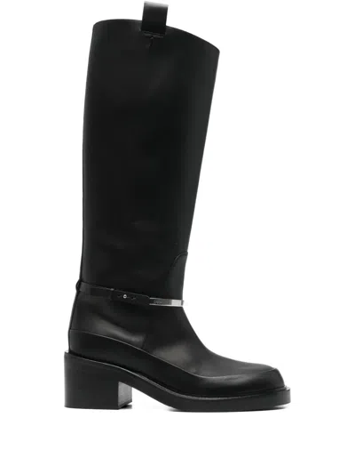 Tod's 60mm Metal-strap Boot In Black