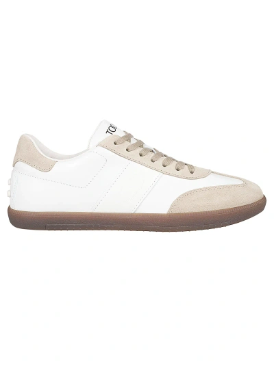 Tod's 68c Sneakers In Rk Mastice/bianco