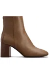 Tod's High-heeled Short Boots In Braun