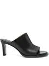 Tod's Mules In Leather In Black