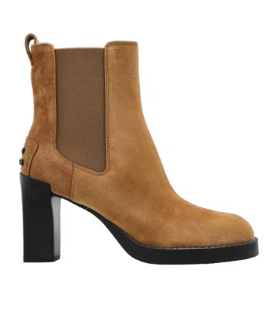 Tod's 80mm Suede Chelsea Boots