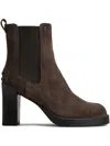 Tod's 80mm Suede Chelsea Boots