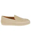 Tod's Slip-ons Aus Veloursleder In Naturale Chiaro