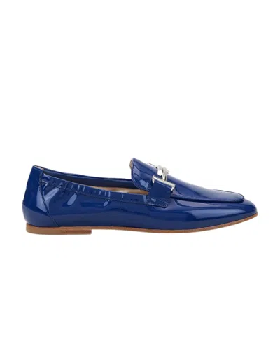 Tod's A Pair Of T-love Shoes In Blue