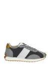 Tod's Suede-trimmed Sneakers In Multicolor
