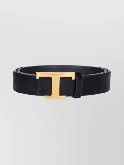 TOD'S ADJUSTABLE BELT GOLD-TONE BUCKLE