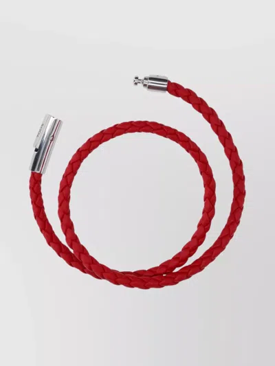 Tod's Adjustable Braided Silver-tone Bracelets