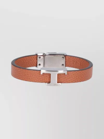 Tod's Adjustable Leather Bracelets For Textured Fit