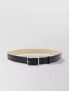 Tod's Adjustable Length Smooth Finish Silver-tone Buckle In Black