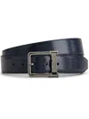 Tod's Adjustable Reversible Belt In Black