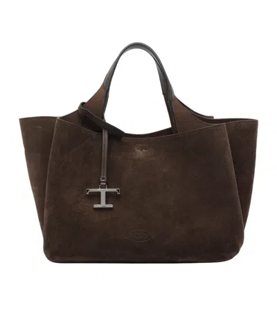 TOD'S TOD'S LOGO-CHARM TOTE BAG
