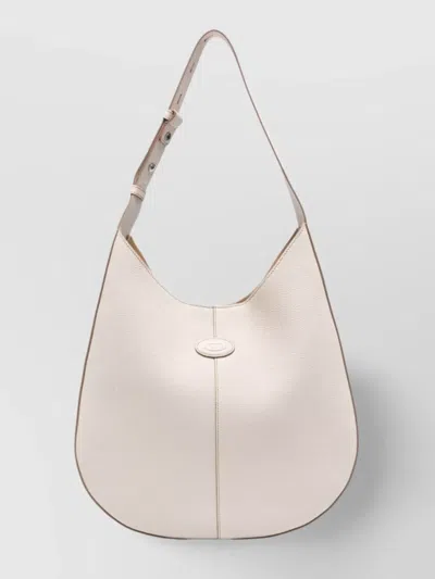 Tod's Adjustable Strap Hobo Shoulder Bag In Neutrals