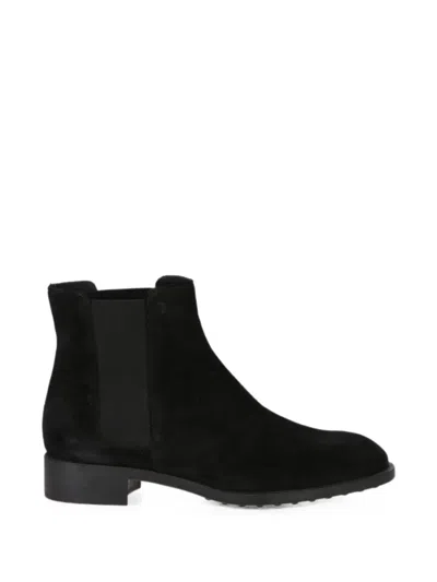 Tod's Almond-toe Chelsea Boots In Black