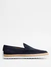 TOD'S AMALFI SUEDE LOAFERS