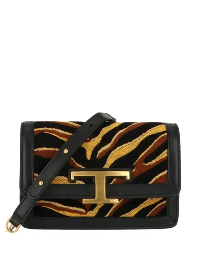 Tod's Animal-print Shoulder Bag In Multi