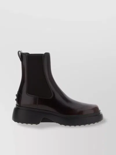 Tod's Ankle Boots Glossy Lug Sole