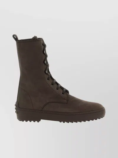 TOD'S ANKLE BOOTS HIGH-TOP SILHOUETTE