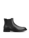 Tod's Suede Leather Chelsea Boots In Negro