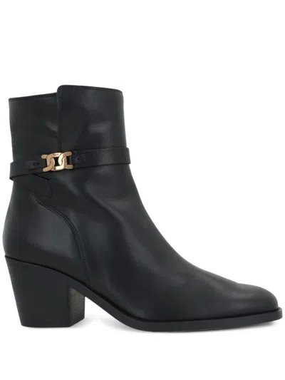 TOD'S ANKLE BOOTS WITH STRAP