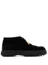 Tod's Ankle Leather Boots In Black